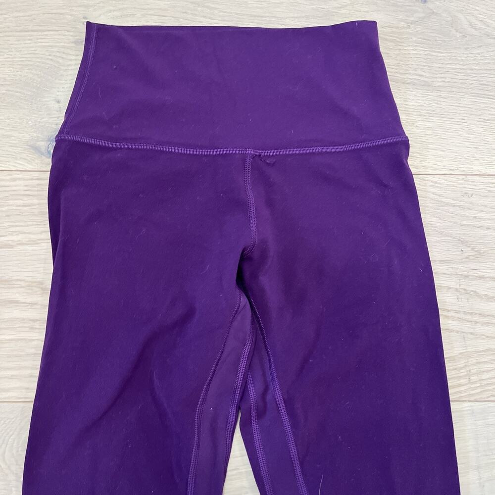 LULULEMON heathered tender violet purple Wunder Under pant hi-rise leggings 4 - Picture 2 of 12